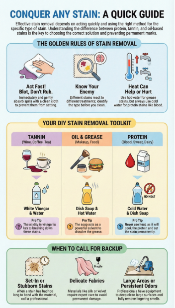 How to Remove Tough Stains from Any Surface