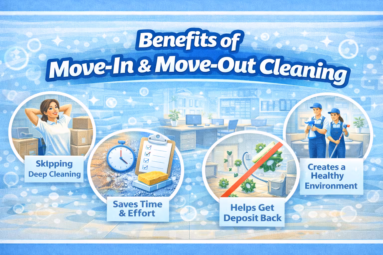 Benefits of Move-In & Move-Out Cleaning