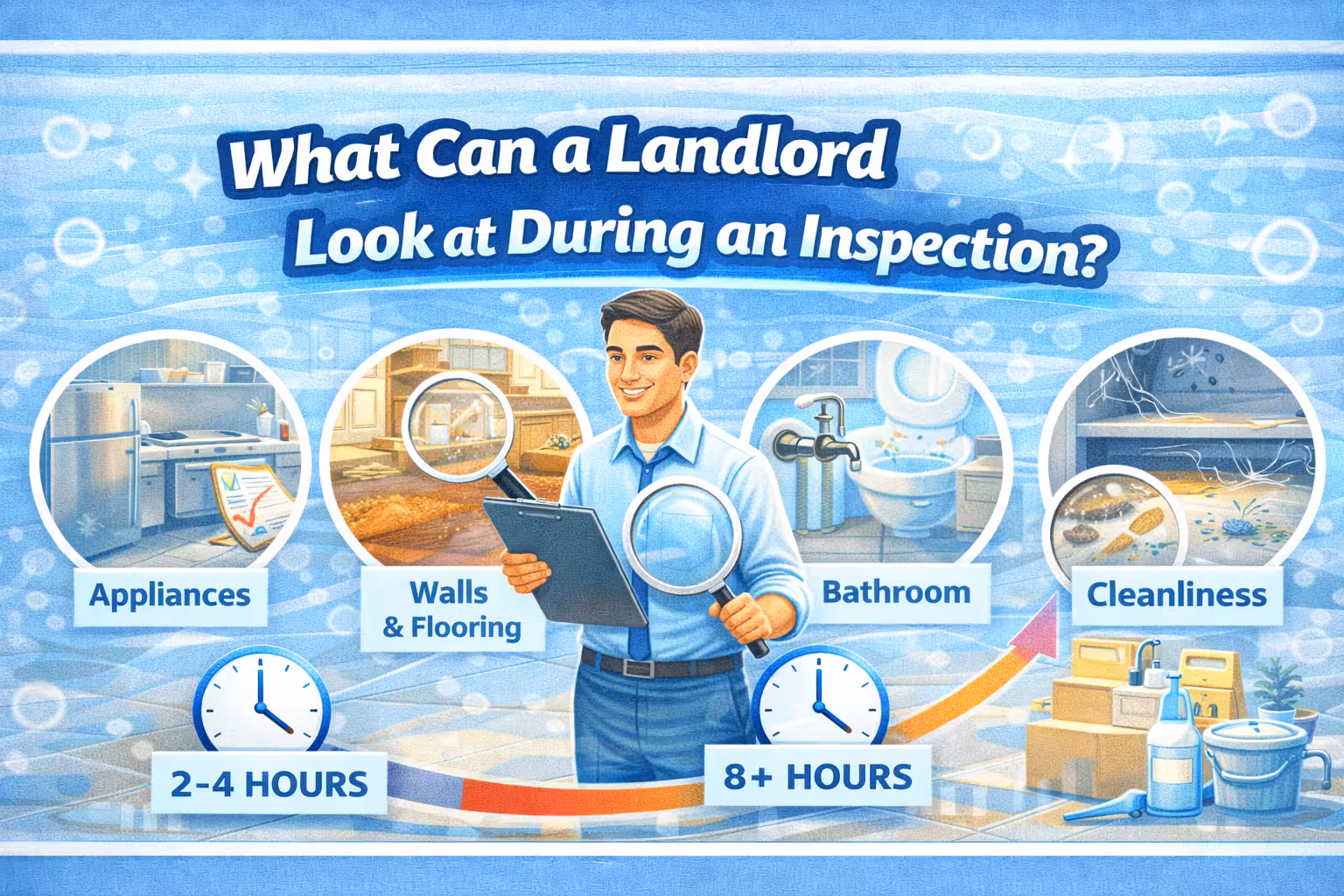 what can a landlord look at during an inspection